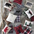 thumbnail image 3 of Bear Twill Decorative Pillow Black, 3 of 10