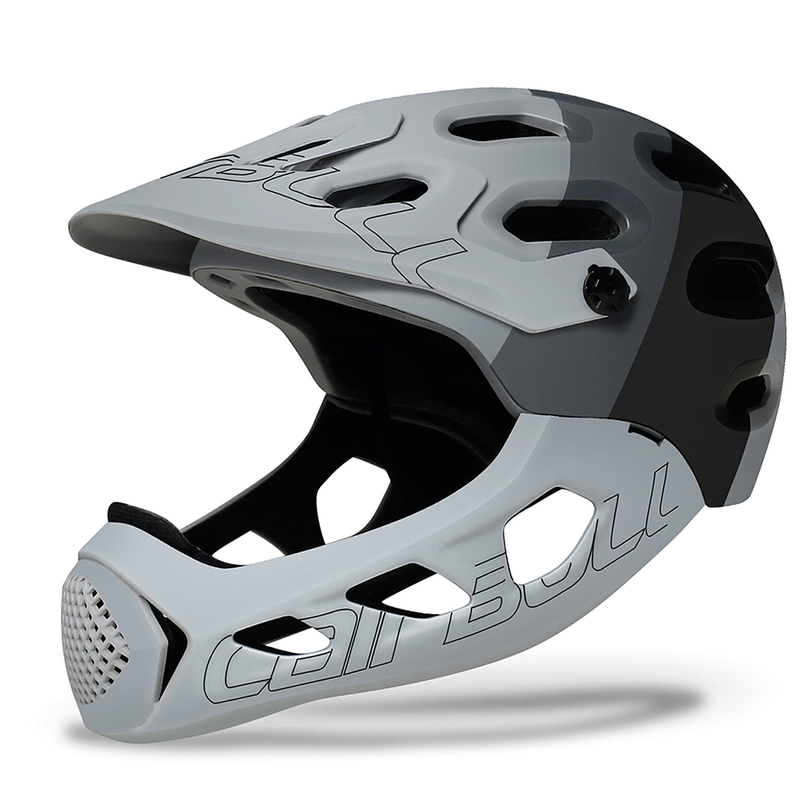 Adults Cycling Helmet Full Face MTB Road Downhill Bicycle Helmet Detachable 