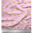 thumbnail image 1 of Soimoi Pink Silk Fabric OMG Text Fabric Prints By Yard 42 Inch Wide, 1 of 5