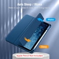 thumbnail image 3 of Funda FINTIE Hybrid Slim para iPad 11.ª generación de 11 pulgadas, color azul marino, 3 of 9