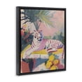 thumbnail image 2 of Stupell Industries Modern In The Quiet Shade Tiger Black Floating Frame Canvas Art, 17 x 21, by Svetlana Aleynikova, 2 of 8