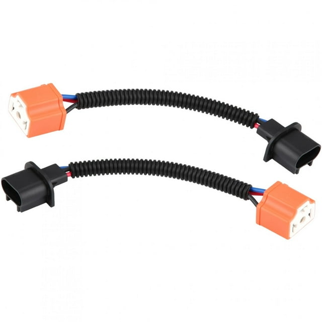 2 uds H13 9008 a H4 9003 Hb2 adaptador Cable de conversión de faro luz Led hembra Jadeshay A