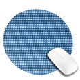 thumbnail image 2 of Disketp Blue Gingham Small Mouse Pad 7.9x7.9 Inches,Washable Round Mousepad For Office Laptop Computer,Non-Slip Rubber Base Mouse Pads For Wireless Mouse, 2 of 9