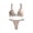 Pink, variant on Minjewel Women's Solid Color Two Piece Bikini Set Sports Swimwear for Athletic Training Summer Beach Pool Swimming, Performance Swimsuit,Yellow,L