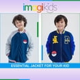 thumbnail image 3 of Chaqueta bomber Pokémon Pikachu para niños de 10 a 12 años, color azul marino, 3 of 7