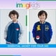 thumbnail image 3 of Chaqueta bomber Pokémon Pikachu para niños de 14 a 16 años, color azul marino, 3 of 7