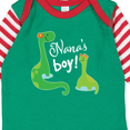 thumbnail image 4 of Inktastic Nanas Boy Grandson Dinosaur Boys Long Sleeve Baby Bodysuit, 4 of 5