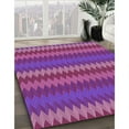 thumbnail image 2 of Ahgly Company Indoor Rectangle Patterned Medium Violet Red Pink Area Rugs, 8' x 12', 2 of 6