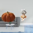 thumbnail image 2 of Pumpkin Pillow Astronaut Figurine Sofa Cushion Soft Plush and Resin for Halloween Home Decoration, 2 of 8