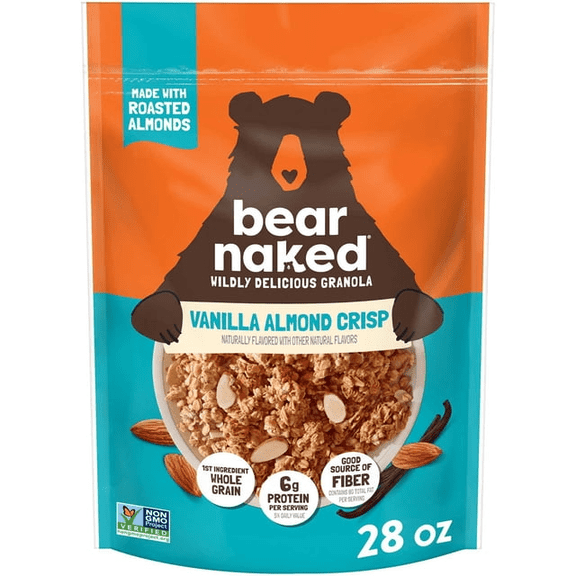 Bear Naked Granola Cereal, Vanilla Almond, 28 oz.
