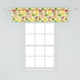 thumbnail image 2 of Ambesonne Fruit Valance Pack of 2, Watermelon Kiwi Avocado, 54"X12", Multicolor, 2 of 4