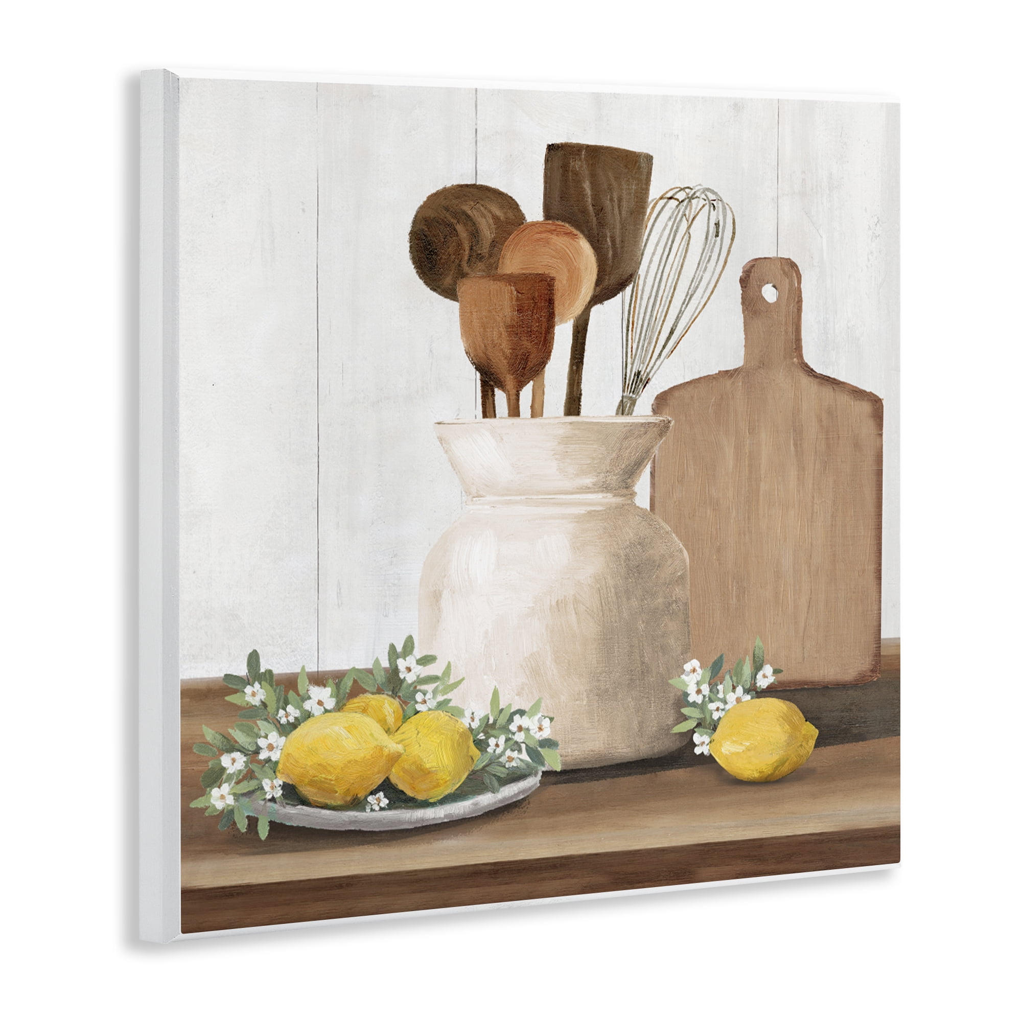 Stupell Industries Country Kitchen & Lemons Wall Plaque Art, design by White Ladder