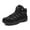 Black, variant on Stepedia Hiking Boots Men Casual Mid Hiking Shoes Non Slip Waterproof Work Boots, Black