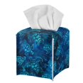 thumbnail image 2 of Renewold Sea Turtle Tissue Box Cover PU Leather Tissue Holder Square Case Bag Foldable Napkin Facial Tissue Holder Dispenser for Home Decorations,Blue, 2 of 5