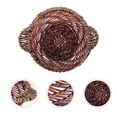thumbnail image 5 of Cesta de almacenamiento de mimbre tejido a mano 1pc bocadillos de frutas únicas canasta de almacenamiento de flores, 5 of 5