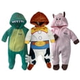 thumbnail image 1 of Kit 3 Mamelucos con Gorro Bordado Disney Rex, Jessie, Hamm Disney KitB140, 1 of 5