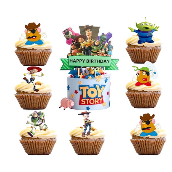 Suministros para fiestas de cumpleaños con cierre para tartas, 25 unidades (estilo 7)