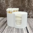 thumbnail image 3 of Plastic Makeup Organiser Box For QTips And Cotton Rounds Bathroom Storage Rack, 3 of 9