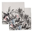 thumbnail image 1 of Vargottam Luxury Collection Dinner Table Linen Dcor Cotton Napkin Printed Fabric Reusable Napkins Set Of 12, 20 X 20 - Tropical Trees, 1 of 6