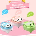 thumbnail image 4 of Happy date Cartoon Baby Toilet Waterproof PP Ergonomic Design Infant Training Potty for Home, 4 of 8