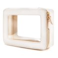 thumbnail image 1 of Bolsa de maquillaje Aveniee Clear Cosmetic Travel Toetry, color blanco, 1 of 1