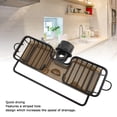 thumbnail image 6 of BIMZUC Multifunctional Kitchen Sink Faucet Organizer – Space‑Saving Aluminum Rack with Fast‑Drying Drain, Hook, and Rust‑Proof Design, 6 of 6