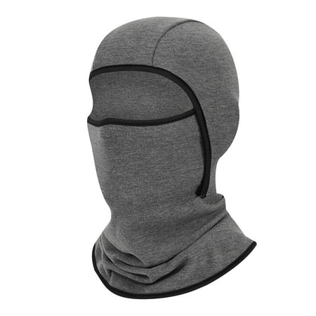 Penkiiy Winter Children's Cycling Face Mask Cold And Windproof Outdoor Bicycle And Motorcycle Protection Skiing Face Mask Dark Gray