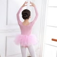 thumbnail image 2 of Xmarks Tutu Dresses for Toddler Girls Dance Ballet Leotards Little Girls Comfy Solid Color Ballerina Costume Outfits 3-10 Years, 2 of 8
