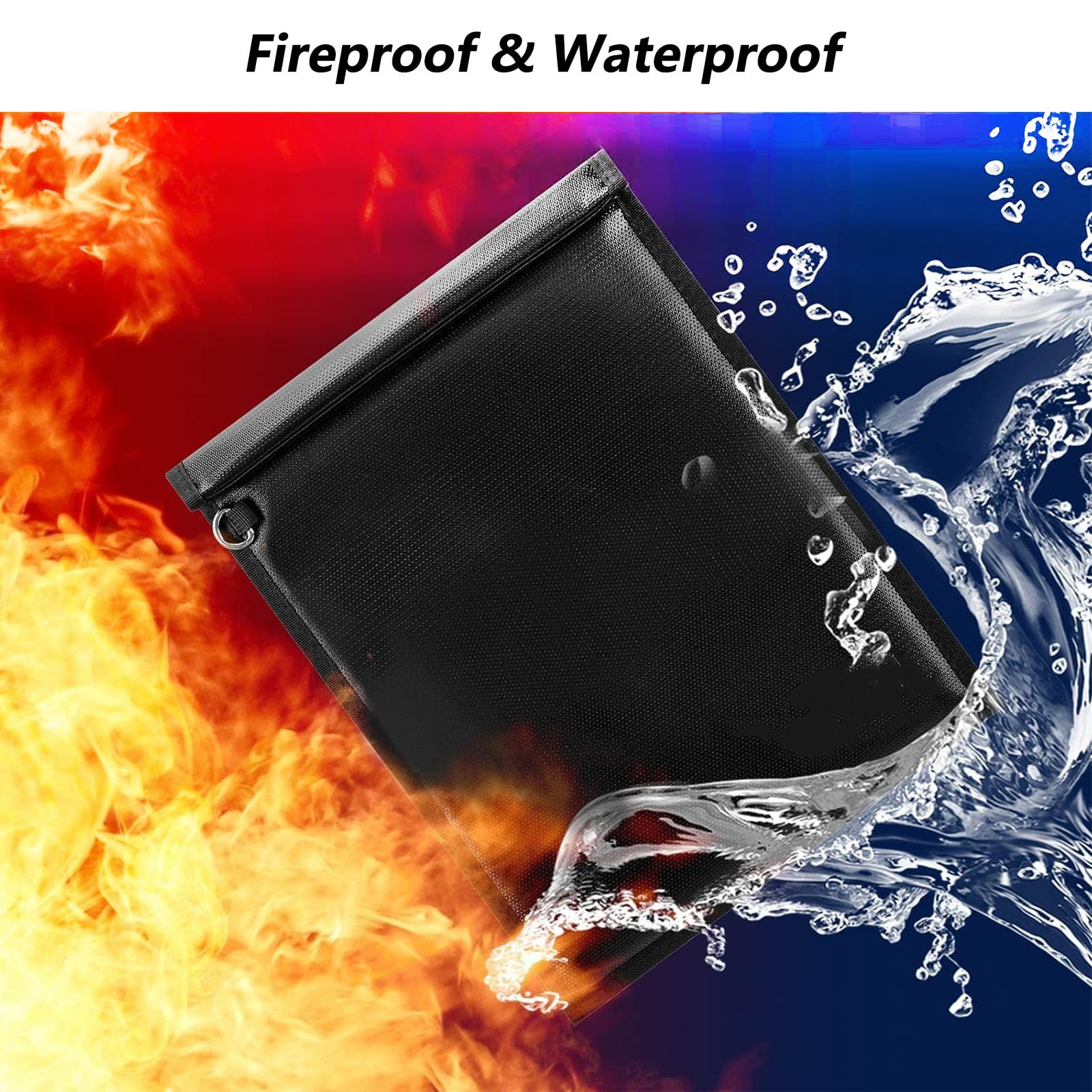 3 Pack Faraday Bag for Laptops & Tablets & Car Keys, Faraday Pouch for Car Keys, Car Key Signal Blocker Pouch, Fireproof & Waterproof Signal Blocking Pouch, RFID Key Pouch（Black）