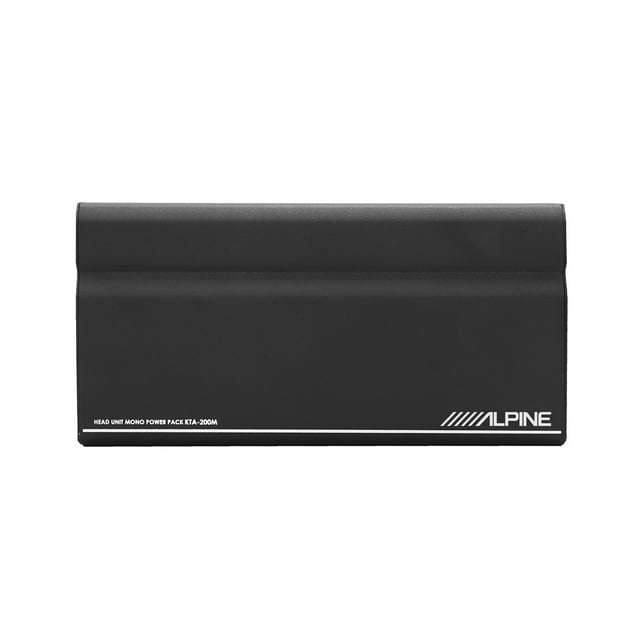 Alpine KTA-200M Compact mono subwoofer amplifier — 200 watts RMS x 1 at 2 or 4 ohms