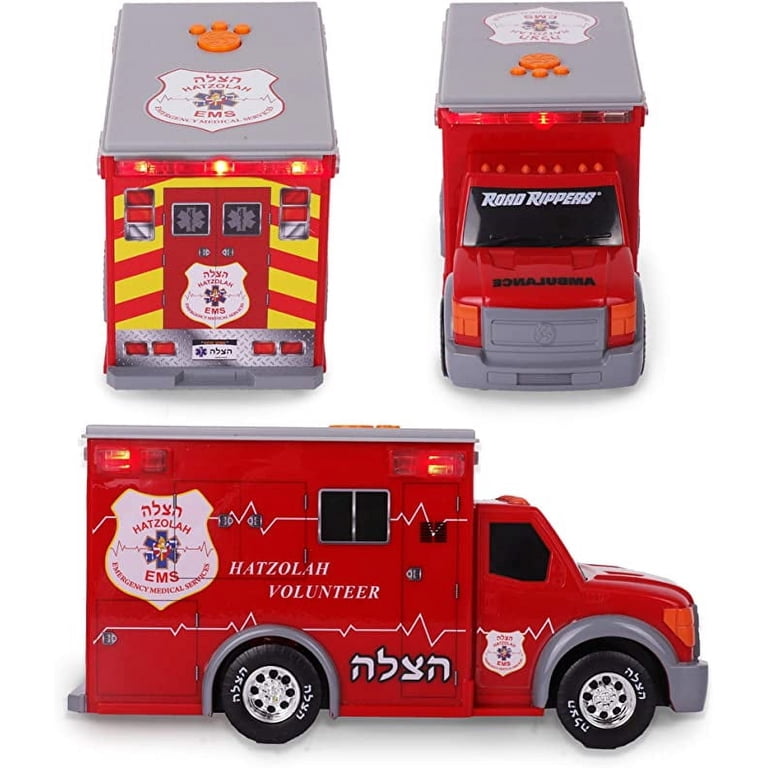 救急車ミニカー 知育玩具 Little Learning Ambulance Playkidz