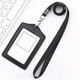 thumbnail image 1 of Titular de la tarjeta de identificación Protector de la tarjeta Funda de la tarjeta Etiqueta de nombre Titular de Cordón Cordón para el Vertical Negro Soledad titular de protector de tarjeta, 1 of 9