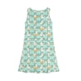 thumbnail image 4 of LTTVQM Girls Dresses Easter 2026 Egg Rabbit Graphic Funny Sleeveless Sundresses Loose Fit Crew Neck Midi Dress Trendy A-Line Dresses Light Green 11-12 Years, 4 of 5
