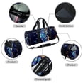 thumbnail image 2 of Hippocampus Multi-functional Sports Bag with Interior Zipper Pocket, Size 17.7 Inches - Swim, Carry on, Yoga, Shoe Bag", 2 of 6