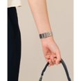 thumbnail image 4 of ZYX 7-Link Stainless Steel Band for Apple Watch, Women's Dressy Metal Bracelet with Tool, Sliver & RoseGold, 49mm/46mm/45mm/44mm/42mm(series 3/2/1), 4 of 6