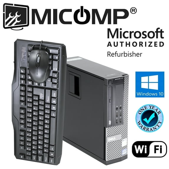 Restored Dell OptiPlex 9020 Desktop Computer PC, 3.20 GHz Intel i5 Quad Core Gen 4, 16GB DDR3 RAM, 512GB SSD Hard Drive, Windows 10 Professional 64bit (Refurbished)