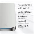 thumbnail image 2 of Enrutador NETGEAR Orbi RBK752 con sistema WiFi 6 con 1 satélite AX4200, 2 of 6