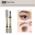 thumbnail image 1 of Fiudx Crema para Cejas, Cepillo Doble Cabezal, Lápiz de Cejas con Precisión 45°, Maquillaje Resistente Al Agua y de Larga Duración, Imprescind Belleza Diaria, Ideal para Principiantes, Peso Neto 2 G,, 1 of 3