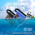 thumbnail image 4 of Livhil Waterproof Dry Bag and Waterproof Cell Phone Bag for Outdoor Water Sports, Waterproof Pouch Bag Case (2 * Phone Case(Clear) + 2 * Fanny Pack(Black+Blue)), 4 of 8