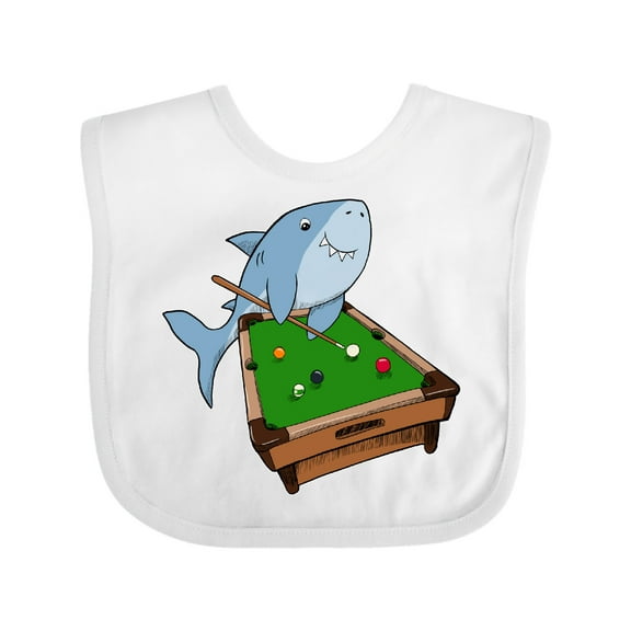 Inktastic Pool Shark Boys or Girls Baby Bib
