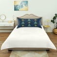 thumbnail image 4 of GZHJMY Christmas Tree Elf Satin Pillowcase for Hair and Skin Silk Pillowcase, Queen Size(20x30 inches) - Slip Cooling Satin Pillow Covers with Envelope Closure,Christmas Decoration, 4 of 7
