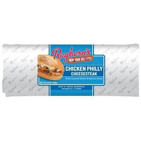Raybern's Chicken Philly Cheesesteak Sandwich, 8.6