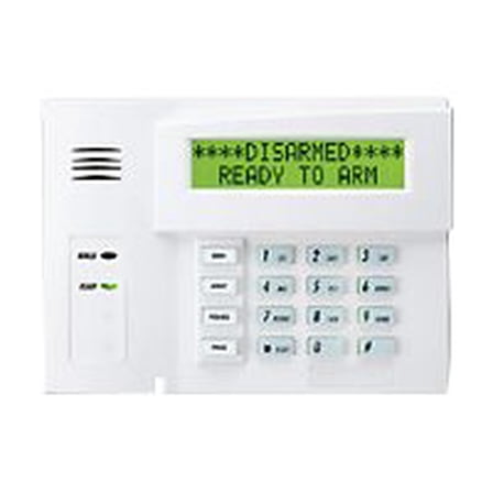 Honeywell ADEMCO 6160 Deluxe Alpha Display Keypad - Control panel - wireless - white