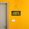 thumbnail image 6 of Authorized Personnel Only 5x10 Hanging Plus Wall or Door Sign | Office DÃ©cor, 6 of 7