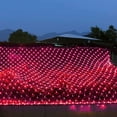 thumbnail image 4 of LED Net Mesh String Fairy Lights 200 LEDs 9.8FT x 6.6FT Net Lights  Plug in Waterproof Mesh Lights for Bushes Garden Patio Christmas Halloween Decorations (Multicolor), 4 of 12
