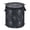 Bird Head Pattern, variant on Pop-Up Collapsible Laundry Hamper With Zippered Lid Dual Handles 50L Purple