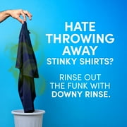 Downy Rinse Out Odor Laundry Rinse, Tackles Tough Odors and Refreshes, Ocean Mist Scent, 25.5 fl oz