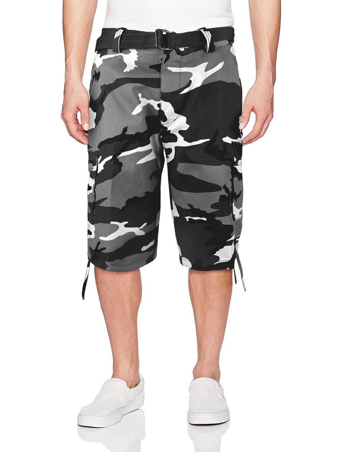 wrangler white camo cargo shorts
