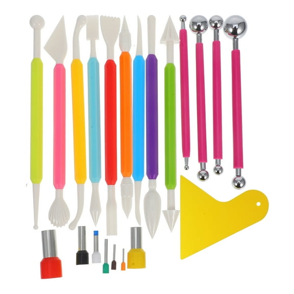 Polymer Clay Sculpting Kit with Dotting Tools for Ceramic Pottery Art Projects