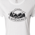 thumbnail image 4 of Inktastic Let's go on an Adventure Mountains Women's T-Shirt, 4 of 5